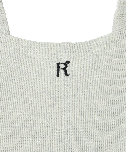 RUBY AND YOU(ルビーアンドユー)の「サーマルサロペット(サロペット/オーバーオール・レディース・ベージュ系/オートミール・FREE)」の12枚目の写真