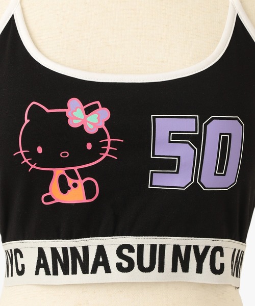 ANNA SUI NYC HELLO KITTY ロゴゴムリンガーキャミソール（キャミソール）｜ANNA SUI NYC（アナ スイ エヌ ワイ シー）