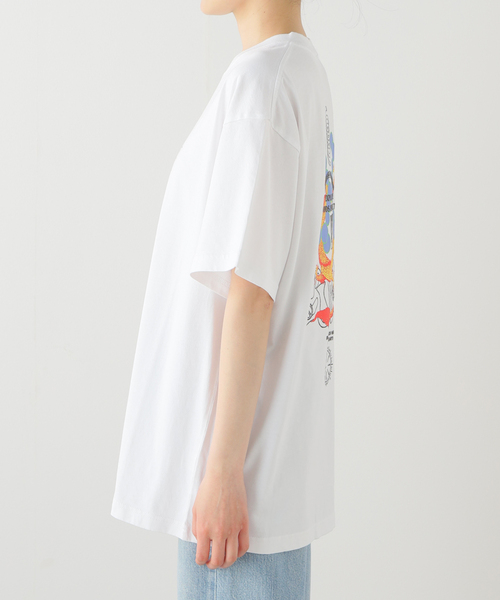 BRAIN DEAD（ブレインデット）の「【BRAIN DEAD/ブレインデッド】 FUTURE SOUNDS T-SHIRT：Tシャツ（Tシャツ/カットソー・レディース・ホワイト・MEDIUM）」の5枚目の写真