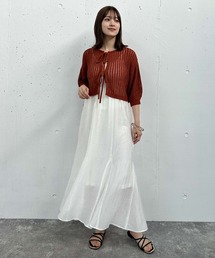 archives | ２ｗａｙストライプメッシュニット×マーメイドキャミワンピースＳＥＴ(ワンピース)