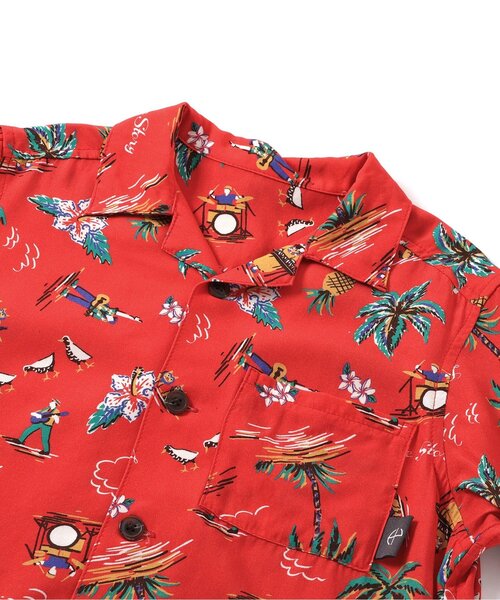 BREEZE（ブリーズ）の「【20周年】HY×BREEZE　HY総柄シャツ（シャツ/ブラウス・キッズ・レッド/ターコイズブルー・150/140/120/100）」の17枚目の写真