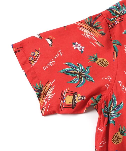 BREEZE（ブリーズ）の「【20周年】HY×BREEZE　HY総柄シャツ（シャツ/ブラウス・キッズ・レッド/ターコイズブルー・150/140/120/100）」の18枚目の写真