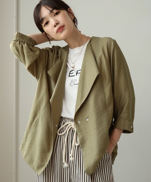 【セール】バックドロストブルゾン（ブルゾン）｜Bou Jeloud（ブージュルード）