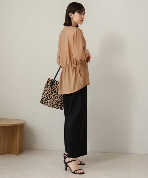 Bou Jeloud(ブージュルード)の「バックドロストブルゾン(ブルゾン・レディース・カーキ/ベージュ・38)」の8枚目の写真