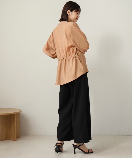 Bou Jeloud(ブージュルード)の「バックドロストブルゾン(ブルゾン・レディース・カーキ/ベージュ・38)」の11枚目の写真