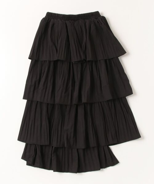 Chick(チック)の「Long tiered skirt / ロングティアードスカート(スカート・レディース・ブラック/ベージュ・FREE)」の12枚目の写真