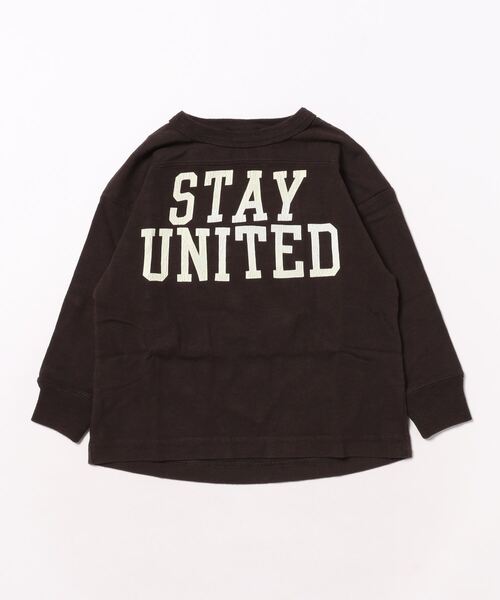 DENIM DUNGAREE(デニムダンガリー)の「STAY Tee(Tシャツ/カットソー・キッズ・ブラック/ホワイト・120/110)」の5枚目の写真