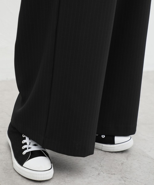 Honeys(ハニーズ)の「オールインワン(サロペット/オーバーオール・レディース・ブラック/チャコールグレー/ブラック系その他・S/M/L/LL/3L)」の6枚目の写真