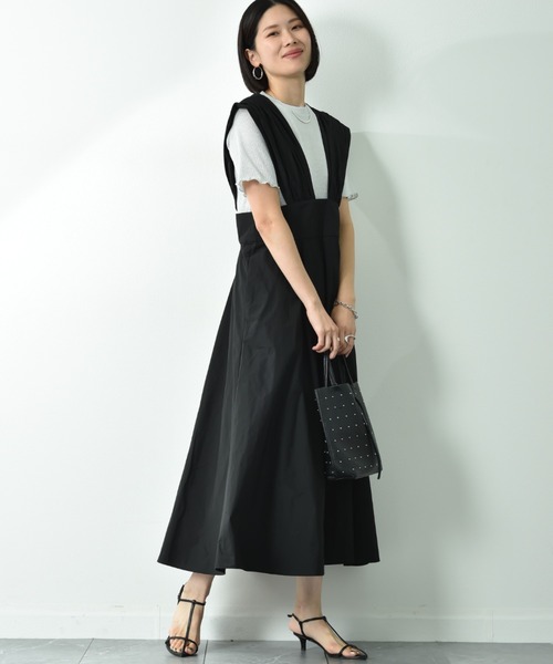 actuel(アクチュエル)の「【actuel】半袖ラメテレコリブプルオーバー(Tシャツ/カットソー・レディース・ブラック/シルバー・FREE)」の12枚目の写真