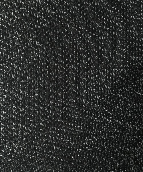 actuel(アクチュエル)の「【actuel】半袖ラメテレコリブプルオーバー(Tシャツ/カットソー・レディース・ブラック/シルバー・FREE)」の22枚目の写真