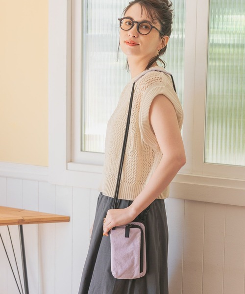 studio CLIP(スタディオクリップ)の「2WAYナイロンお財布ショルダー(財布・レディース・ピンク/ブラック/アイボリー/カーキ/ライトブラウン/オレンジ・FREE)」の5枚目の写真