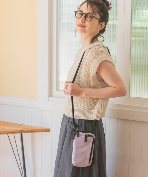 studio CLIP(スタディオクリップ)の「2WAYナイロンお財布ショルダー(財布・レディース・ピンク/ブラック/アイボリー/カーキ/ライトブラウン/オレンジ・FREE)」の7枚目の写真