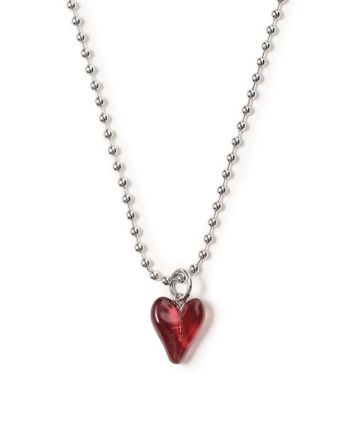 BEAMS HEART(ビームスハート)の「クリアハート ネックレス(ネックレス・レディース・レッド/その他/グリーン・ONE SIZE)」の10枚目の写真