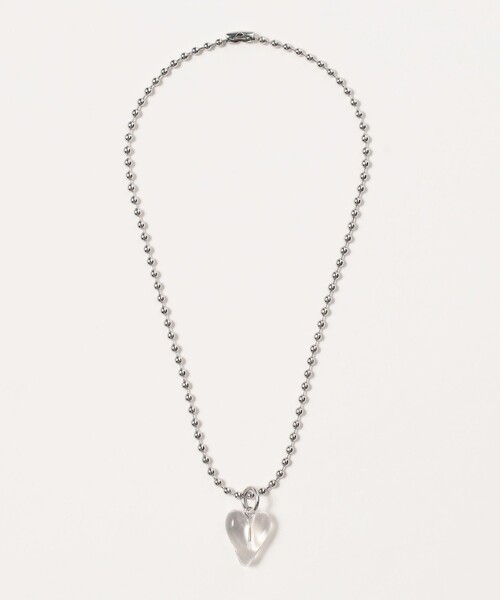 BEAMS HEART(ビームスハート)の「クリアハート ネックレス(ネックレス・レディース・レッド/その他/グリーン・ONE SIZE)」の5枚目の写真