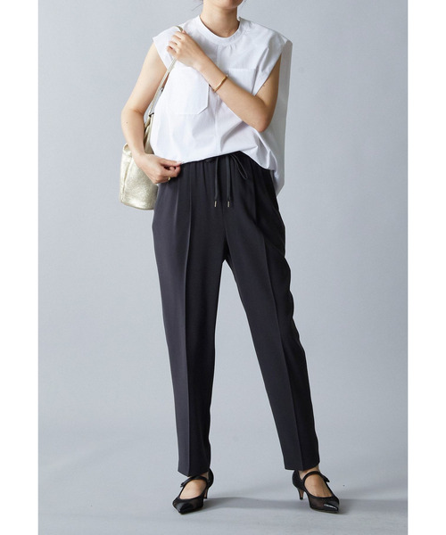near.nippon.（ニアーニッポン）の「＜near.nippon (ニアー ニッポン)＞コットンリップスリーブレストップス（シャツ/ブラウス・レディース・ホワイト系その他3・38）」の12枚目の写真