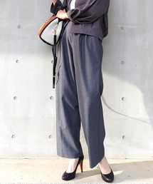 ワイドタックパンツ