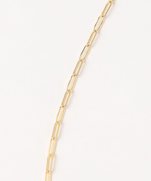 green label relaxing（グリーンレーベルリラクシング）の「スライド スクエアチェーン ネックレス（ネックレス・レディース・ゴールド/シルバー・FREE）」の4枚目の写真