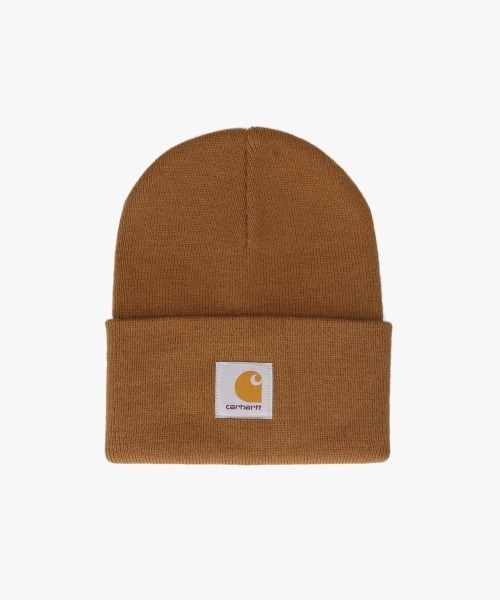 Carhartt（カーハート）の「carhartt ACRYLIC WATCH HAT / カーハート（ニットキャップ/ビーニー・レディース・ブラック/ライトグレー/ベージュ/ナチュラル/ダークグリーン/ブラウン・O/S）」の3枚目の写真