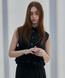 RANDOM FRILL BLOUSE/ランダムフリルブラウス