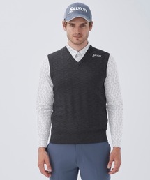 SRIXON（スリクソン）の「ウェーブフォームパターンVネックベスト（ベスト・メンズ）」