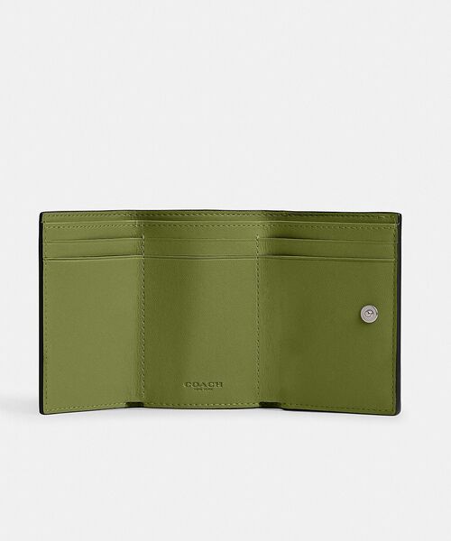コーチ ミニ トライフォールド ミニ財布 グリーン ミニ トライフォールド ウォレット（財布）｜COACH（コーチ）の