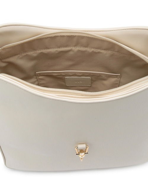 VIS（ビス）の「【A4収納】ホーボーバッグ（トートバッグ・レディース・キナリ/ダークブラウン/ブラック・FREE）」の11枚目の写真