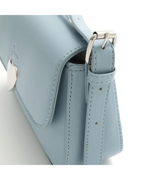JENNI（ジェニィ）の「ハート金具ショルダー（ショルダーバッグ・キッズ・オフホワイト/サックスブルー/ブラック・F）」の20枚目の写真