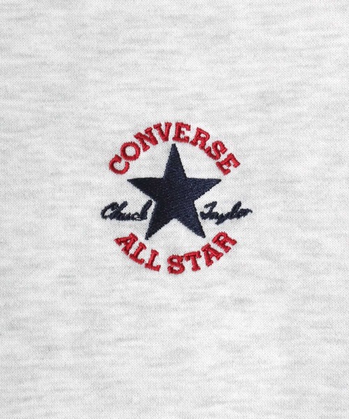 CONVERSE（コンバース）の「CONVERSE（コンバース）ワンポイントロゴ刺繍スウェットトレーナー レディース（スウェット・レディース・アッシュグレー/オレンジ/ブルー/ブラック/ホワイト/グリーン・M/L）」の11枚目の写真