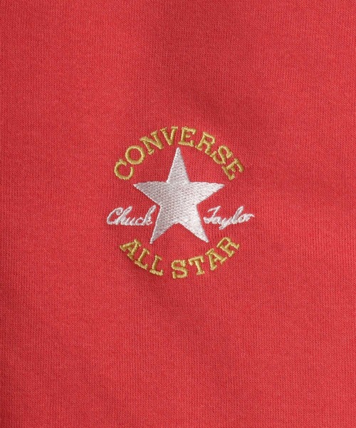 CONVERSE（コンバース）の「CONVERSE（コンバース）ワンポイントロゴ刺繍スウェットトレーナー レディース（スウェット・レディース・アッシュグレー/オレンジ/ブルー/ブラック/ホワイト/グリーン・M/L）」の17枚目の写真