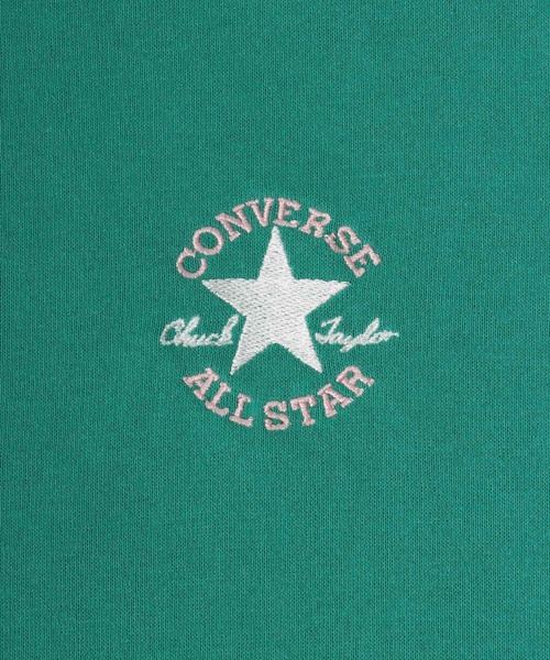CONVERSE（コンバース）の「CONVERSE（コンバース）ワンポイントロゴ刺繍スウェットトレーナー レディース（スウェット・レディース・アッシュグレー/オレンジ/ブルー/ブラック/ホワイト/グリーン・M/L）」の13枚目の写真