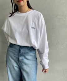 [THOUSAND MILE/サウザンドマイル] ワンポイントロゴ刺繍 ロングスリーブTシャツ