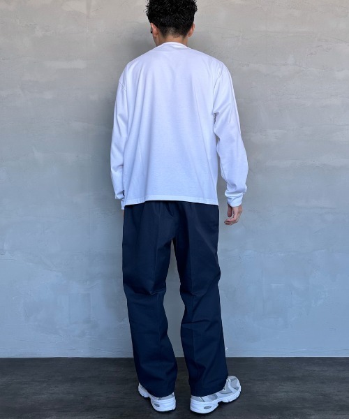 THOUSAND MILE/サウザンドマイル] ワンポイントロゴ刺繍 ロング