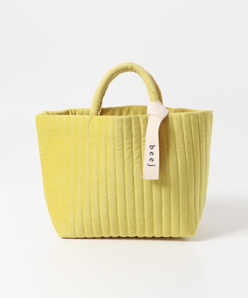 beej(ビージ)の「『別注』beej×DOORS キルティングトート(トートバッグ・レディース・イエロー/アイボリー・ONE)」の13枚目の写真
