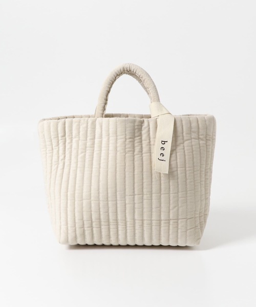 beej(ビージ)の「『別注』beej×DOORS キルティングトート(トートバッグ・レディース・イエロー/アイボリー・ONE)」の14枚目の写真