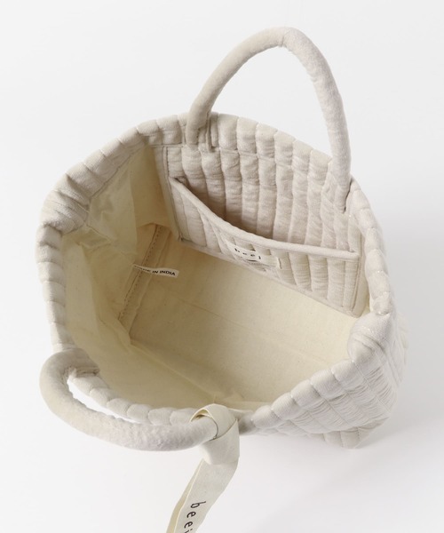 beej(ビージ)の「『別注』beej×DOORS キルティングトート(トートバッグ・レディース・イエロー/アイボリー・ONE)」の17枚目の写真