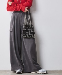 CHIC STYLE | タックワイドパンツ シックスタイル（大きいサイズ対応）(スラックス)