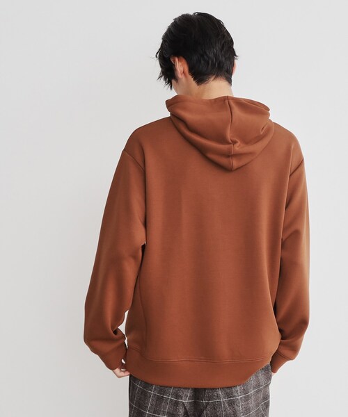 THE SHOP TK （ザ ショップ ティーケー ）の「◆プリントダンボールパーカー ビッグシルエット／ユニセックス（パーカー・メンズ・オフホワイト/ホワイト系3/チャコールグレー/レンガ/モスグリーン/ベージュ・02/03/04）」の20枚目の写真