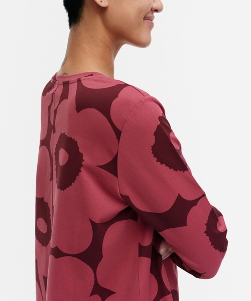 marimekko(マリメッコ)の「Kevat Unikko / jersey tunic(チュニック・レディース・コーラル・SMALL/MEDIUM/X-SMALL)」の9枚目の写真