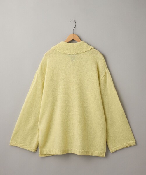 RONEL（ロネル）の「ルーズニットシャツ（ニット/セーター・レディース・グレー/オフホワイト/ライム/ライトピンク・FREE）」の5枚目の写真