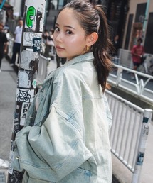 HTH（エイチティーエイチ）の「vintage denim blouson（ブルゾン）」