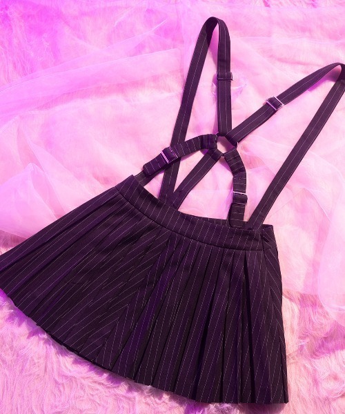 セール】Girls pleated harness skirt（スカート）｜AVENCHUMU
