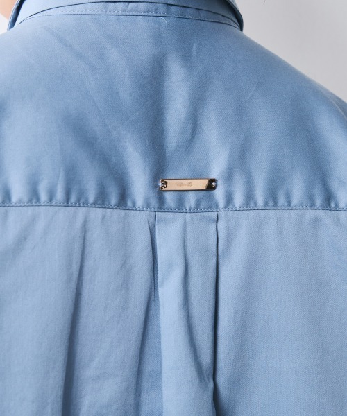 CHIC STYLE(シックスタイル)の「綿100%ネクタイ付シャツ <大きいサイズ有>シックスタイル (シャツ/ブラウス・レディース・ブルー/サーモンピンク・3L/LL/L/M/5L/4L)」の17枚目の写真