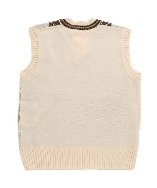 algy（アルジー）の「【セレモニー対応】ニットベスト（ベスト・キッズ・ネイビー/ベージュ・SMALL/MEDIUM/X-SMALL/XX-SMALL）」の11枚目の写真