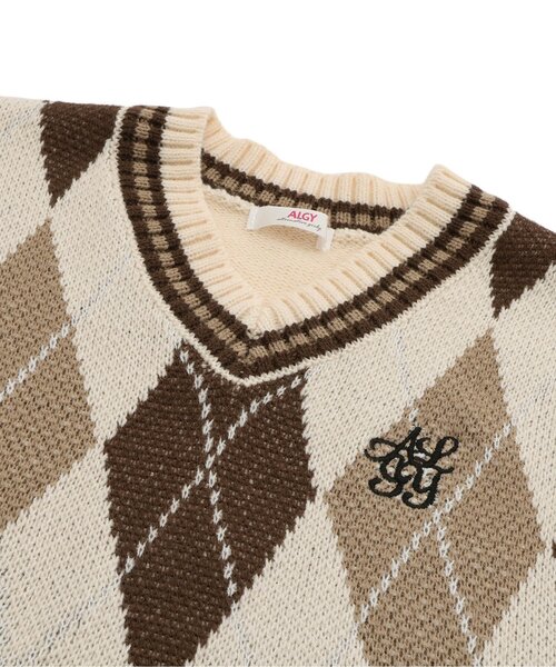 algy（アルジー）の「【セレモニー対応】ニットベスト（ベスト・キッズ・ネイビー/ベージュ・SMALL/MEDIUM/X-SMALL/XX-SMALL）」の13枚目の写真