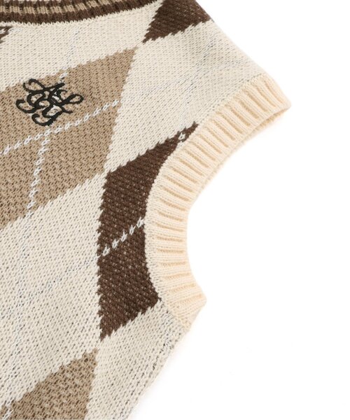 algy（アルジー）の「【セレモニー対応】ニットベスト（ベスト・キッズ・ネイビー/ベージュ・SMALL/MEDIUM/X-SMALL/XX-SMALL）」の16枚目の写真