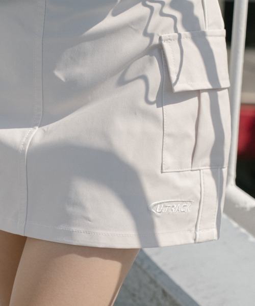 URBAN CHERRY（アーバンチェリー）の「【U.TRACK】カーゴデザインキュロットスカート（スカート・キッズ・グレー/ブラック/アイボリー・150cm/140cm/130cm/120cm/110cm）」の19枚目の写真