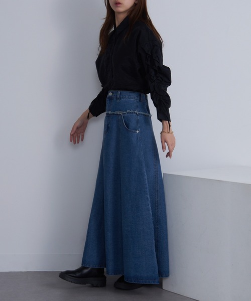 marimekko デニムフレアスカート デニムフレアスカート | SKIRT | anana online store