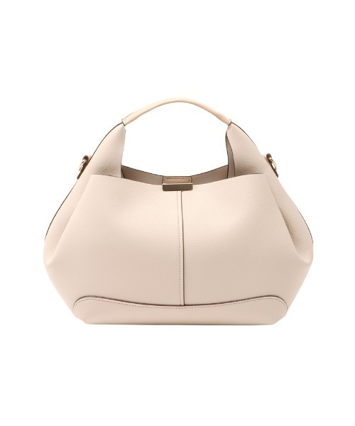 SUIT SQUARE（スーツスクエア）の「WEB限定 ハンドバッグ 型押しフェイクレザー（ハンドバッグ・レディース・アイボリー/ブラウン/グリーン・F）」の4枚目の写真