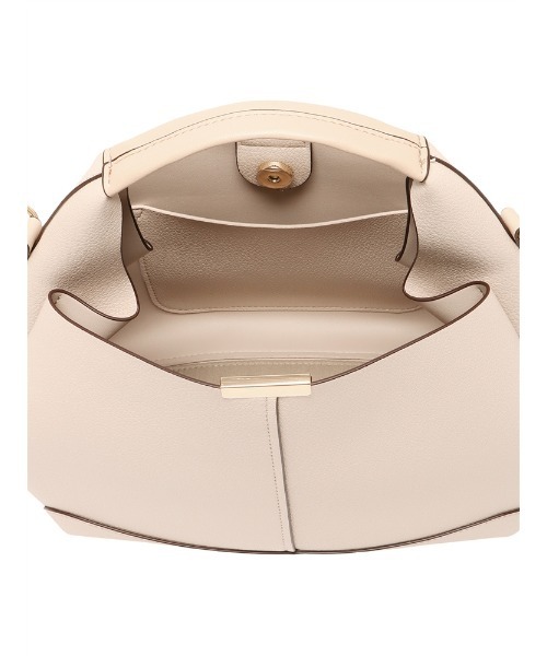 SUIT SQUARE（スーツスクエア）の「WEB限定 ハンドバッグ 型押しフェイクレザー（ハンドバッグ・レディース・アイボリー/ブラウン/グリーン・F）」の9枚目の写真