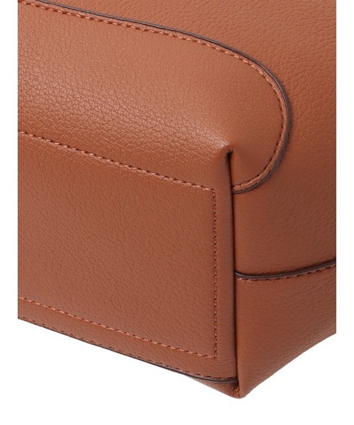 SUIT SQUARE（スーツスクエア）の「WEB限定 ハンドバッグ 型押しフェイクレザー（ハンドバッグ・レディース・アイボリー/ブラウン/グリーン・F）」の14枚目の写真